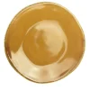 Materia Set of 6 Round Peach-Orange Charger Plates