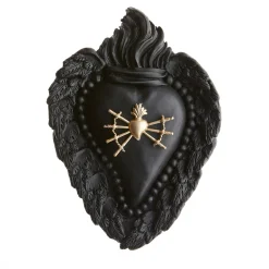 MATT ME HALF WAY BLACK CERAMIC HEART