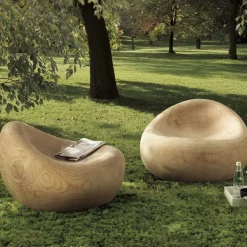 Maui Cedar Wood Lounge Chair by Terry Dwan