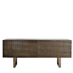 Maxima Bd 91 Unique Walnut Marble Sideboard 2 Drawers