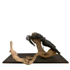 Maya Bronze Sculpture