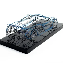 McLaren Metal Wire Sculpture
