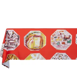 Medaglioni Red Tablecloth