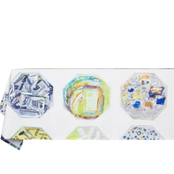 Medaglioni White Tablecloth