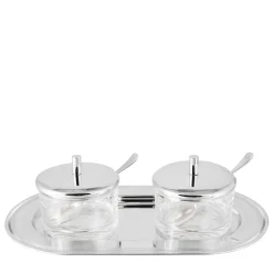 Medici Set of 2 Jam Pots with Tray