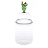 Mediterraneo Handcrafted Medium Cactus Glass Container