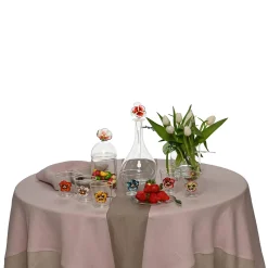 Mediterraneo Handcrafted Medium Pansè Glass Container