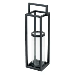 Medium Black Floor Lantern