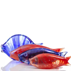 Medium Blue Murano Glass Fish