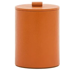 Medium Caramel Leather Jewelry Box