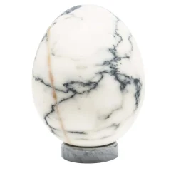 Medium-Sized Paonazzo Marble Egg