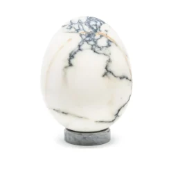 Medium-Sized Paonazzo Marble Egg