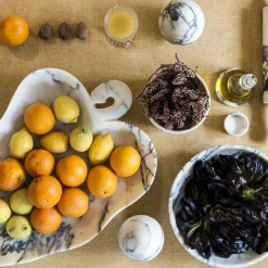 Medium-Sized Paonazzo Marble Egg