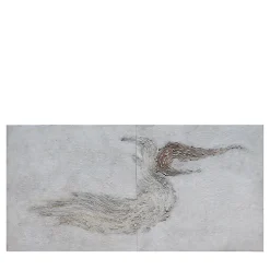 Meeting Textured Resin Diptych Painting in White