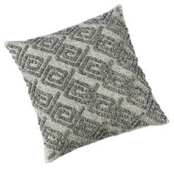 Melange Black and Ecru Cushion #2