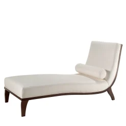 Menphis White Chaise Longue