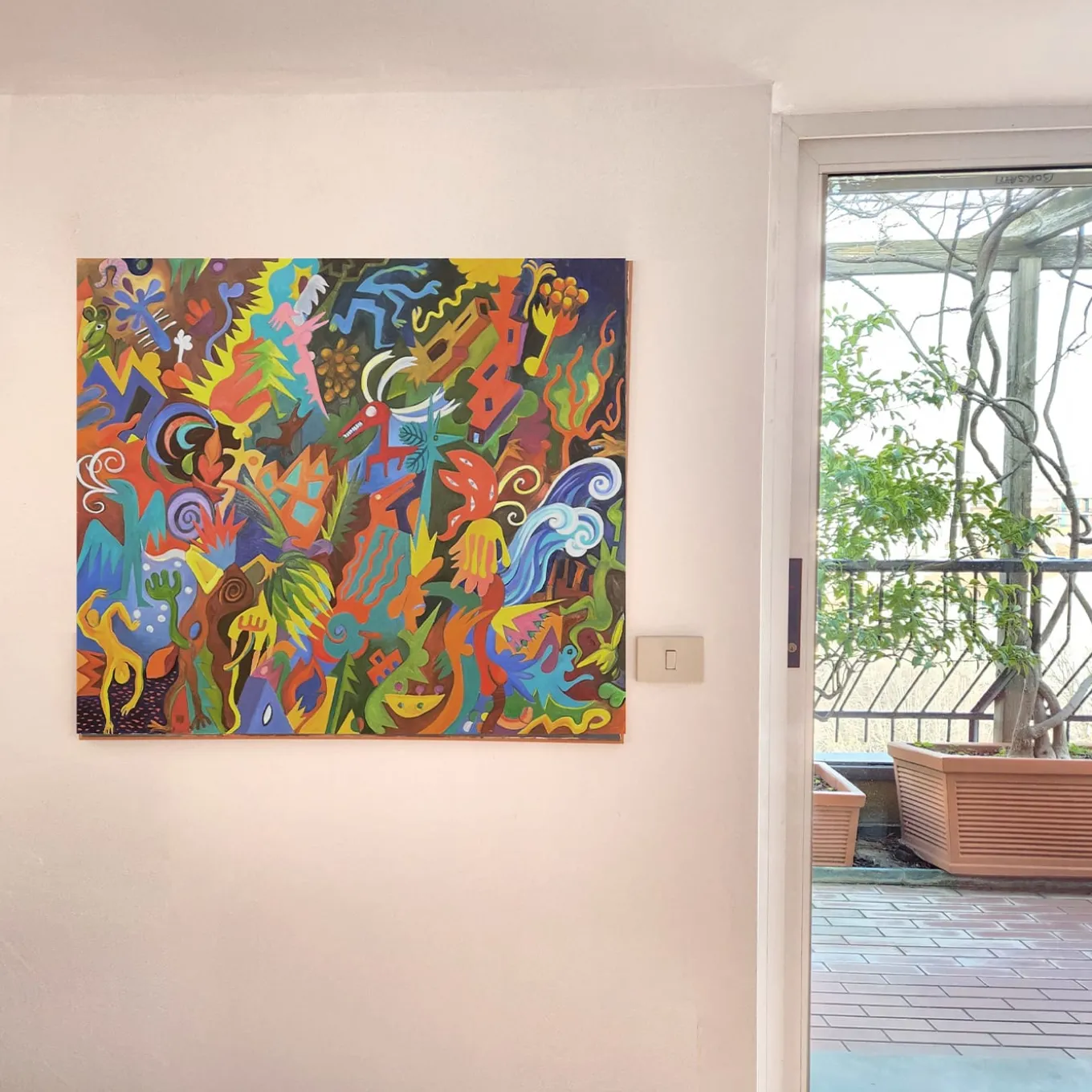 Messaggi Privati - Oil Painting On Canvas