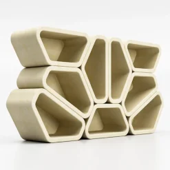 Messapo Modular Lecce Limestone Highboard by Noii Studio