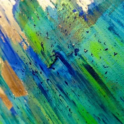 Meteorite Acrylic Painting