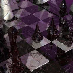 Metis Black Marble Chess Set