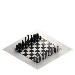 Metis White Marble Chess Set