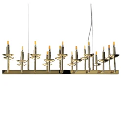 METROPOLITAN gold chandelier