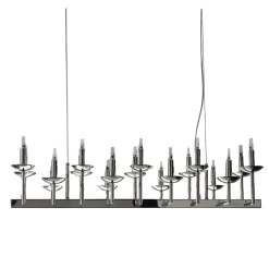 METROPOLITAN nickel chandelier