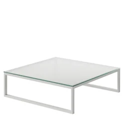 Metropolitan Square White Coffee Table by Carlo Colombo #1