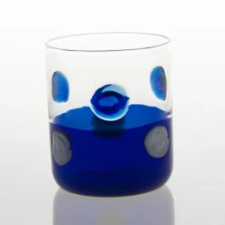 Mezzo & Mezzo Bolle Blue Glass