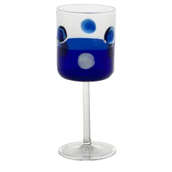 Mezzo & Mezzo Bolle Blue Goblet