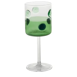 Mezzo & Mezzo Bolle Green Goblet