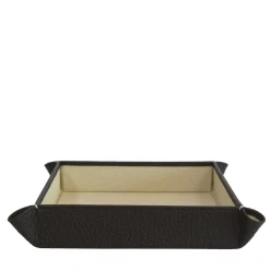 Michelangelo Black and Cream Empty-Pocket Tray