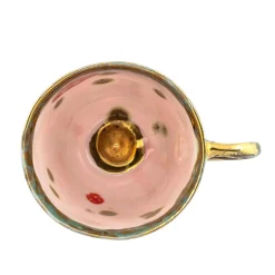 Michelangelo Gold Porcelain Mugs Set of 2