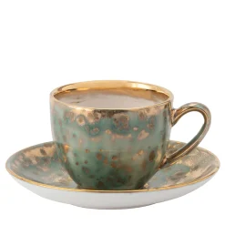 Michelangelo Set of 2 Espresso Cups and Saucers