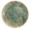 Michelangelo Set of 2 Green Dessert Plates