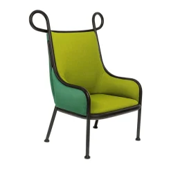 Mickey Green Lounge Chair by India Mahdavi