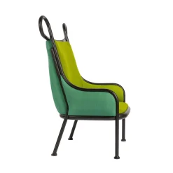 Mickey Green Lounge Chair by India Mahdavi