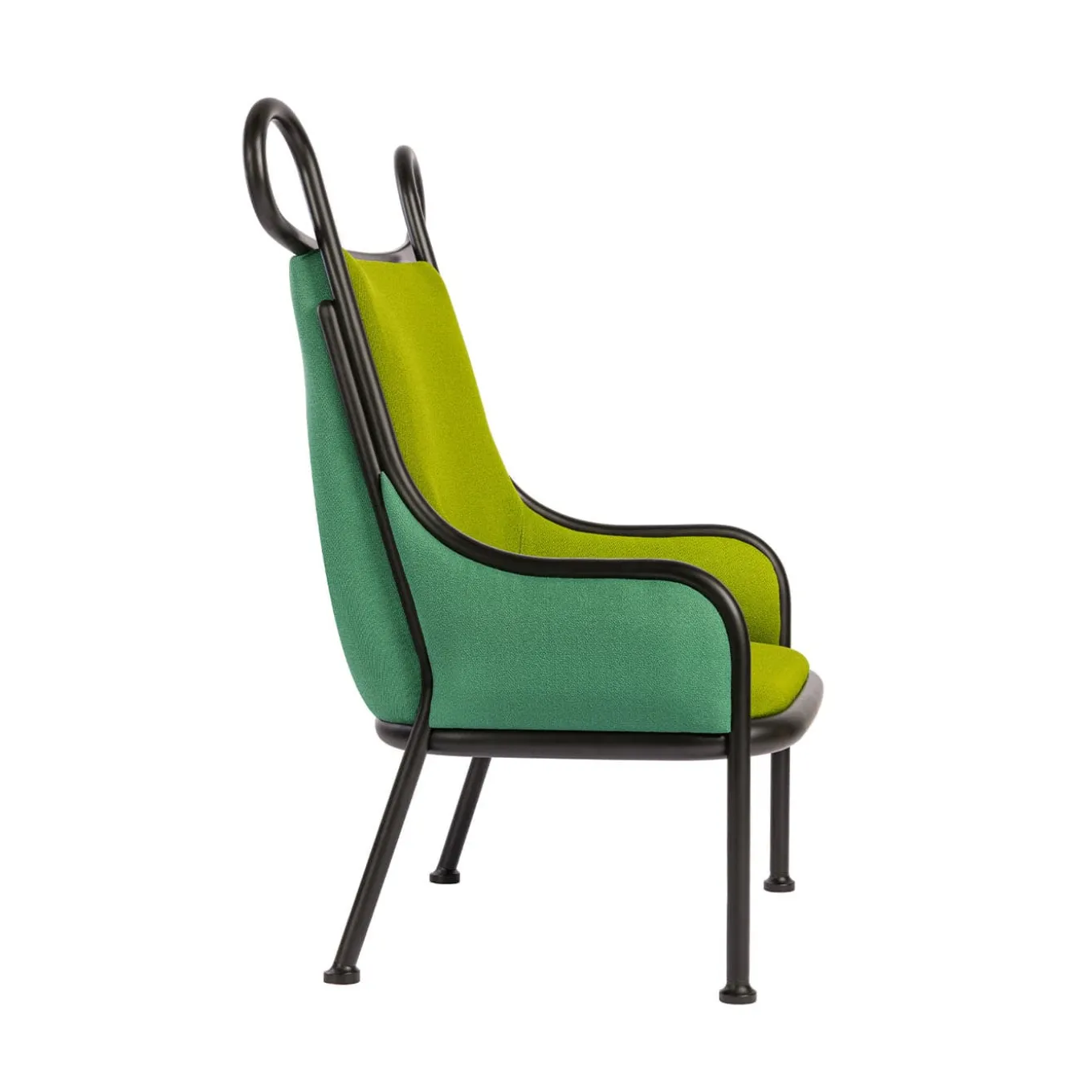 Mickey Green Lounge Chair by India Mahdavi
