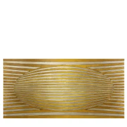 Midnight Wood Engraving with Gold & Silver Leaf by Giuseppe Caiafa