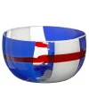 Mignon Blue, Red and White Bowl