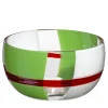 Mignon Green and White Bowl