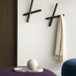 Mikado Laguna Solid Oak Coat Rack