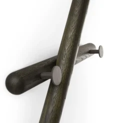 Mikado Laguna Solid Oak Coat Rack