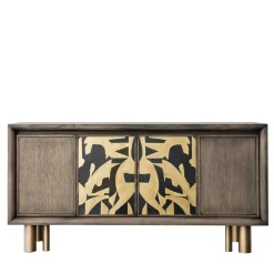 Mila Abstract Painting Sideboard