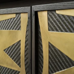 Mila Abstract Painting Sideboard