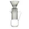 Milady transparent glass coffee maker