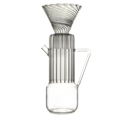 Milady transparent glass coffee maker