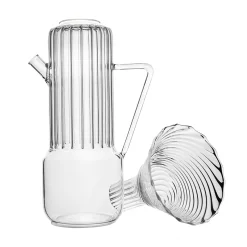 Milady transparent glass coffee maker