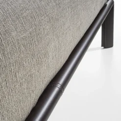 Milano Brown Leather Bed