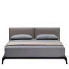 Milano King-Size Beige Leather Bed